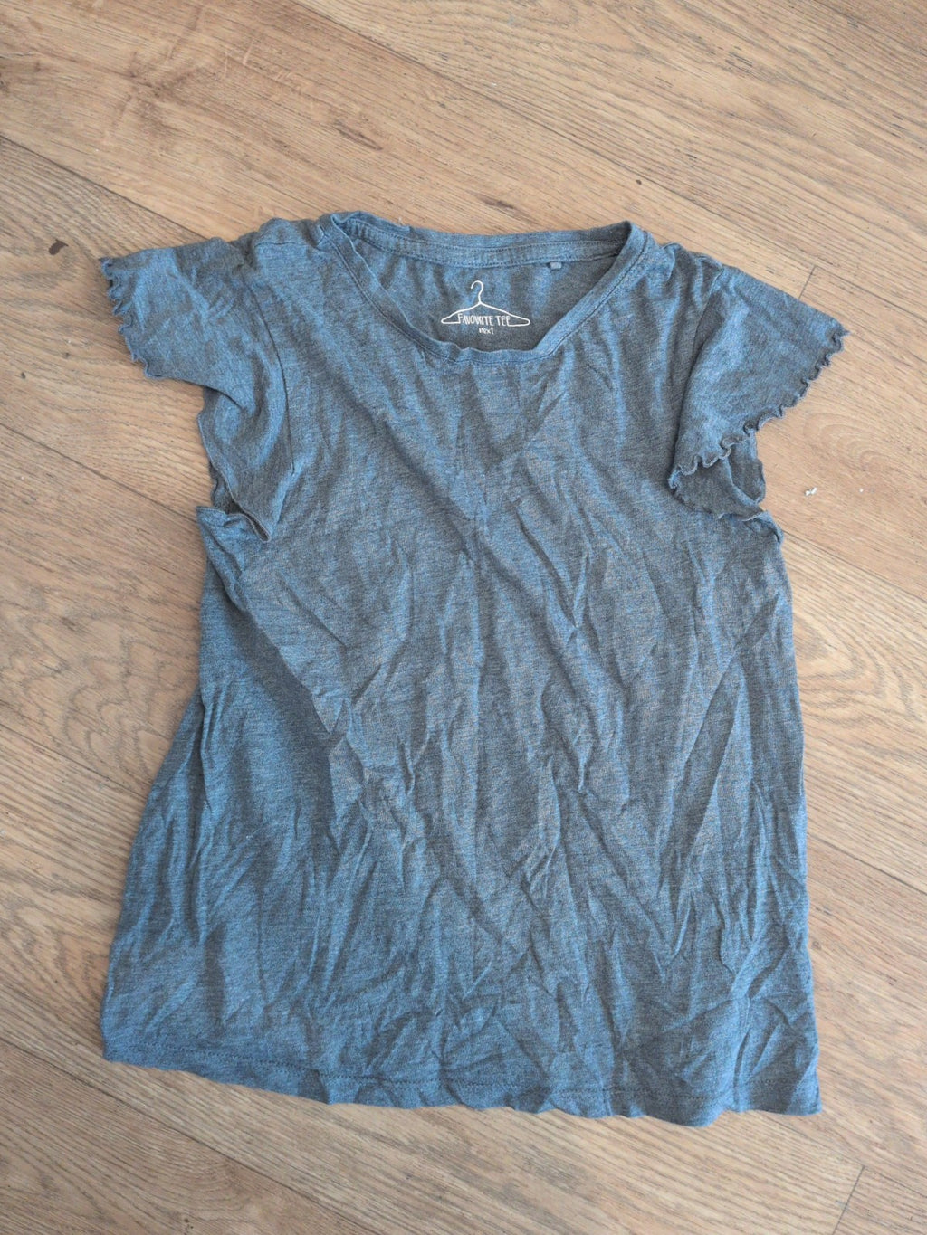 Girls Next 8 Years Grey Short Sleeve T-shirt