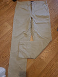 Mens Lands End Size 36" Putty Thick High Quality Chino
