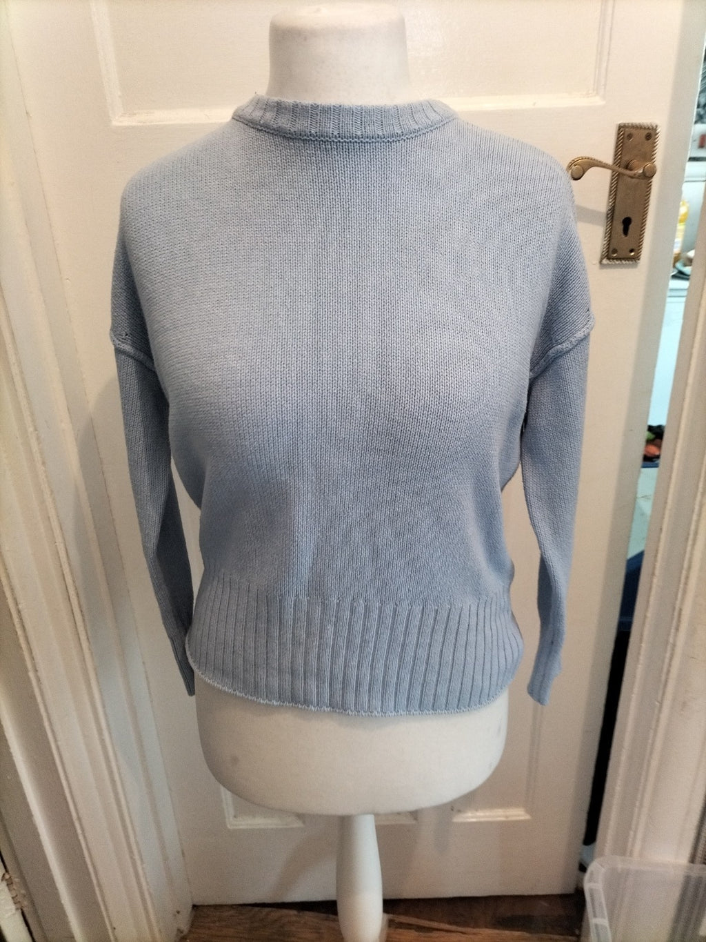 George 8-10 Blue Rib Pullover Jumper