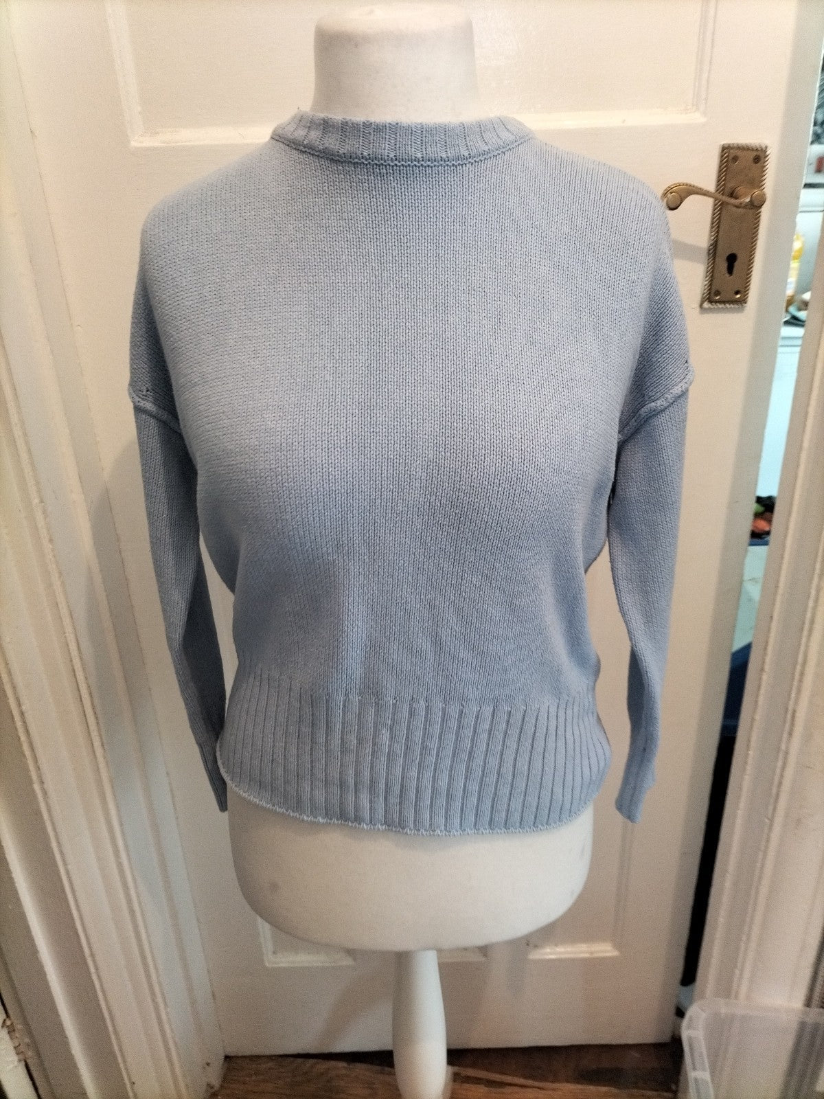 George 8-10 Blue Rib Pullover Jumper