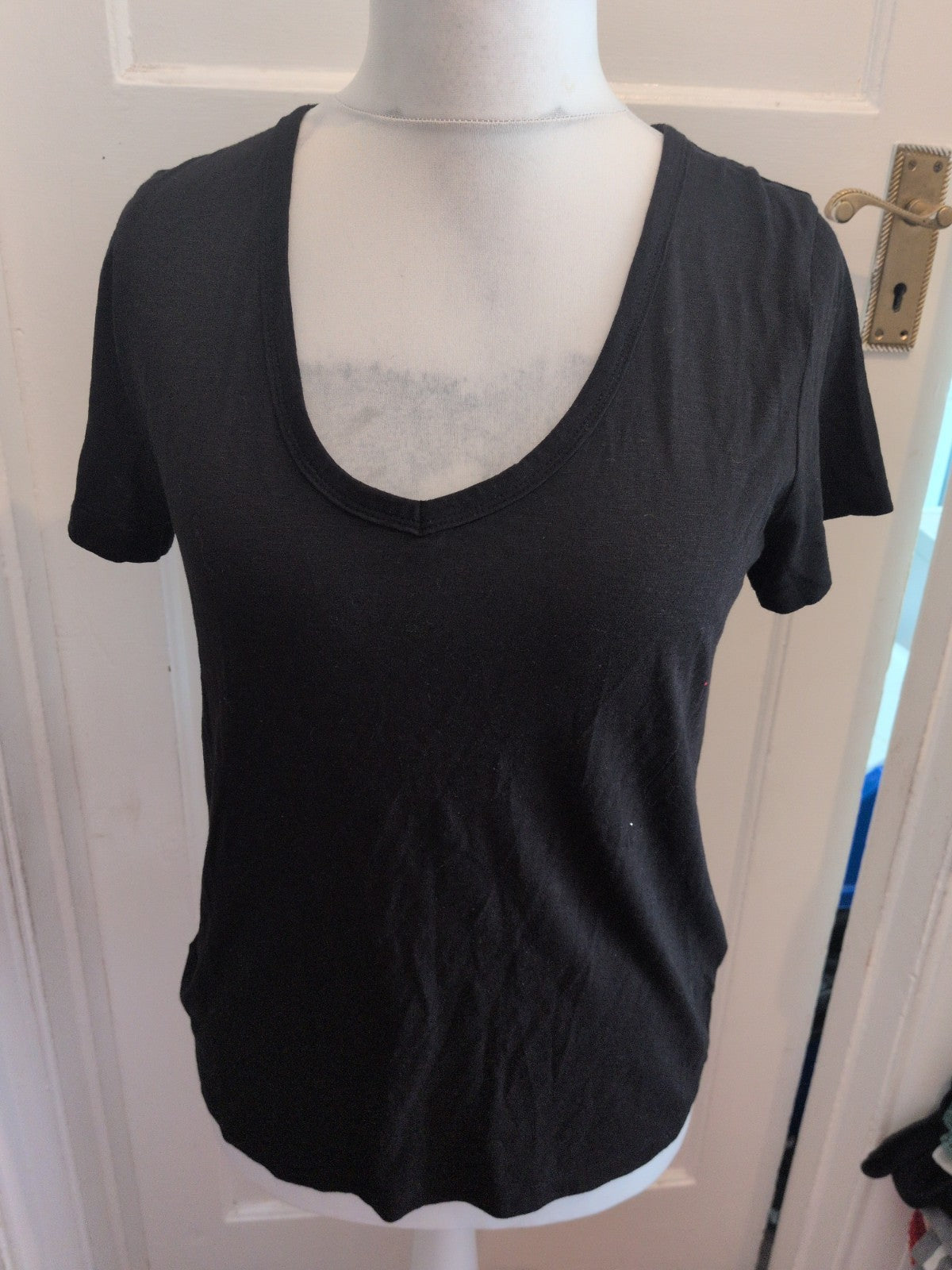 Nutmeg Essentials 12 Black Round Neck Short Sleeve T-shirt