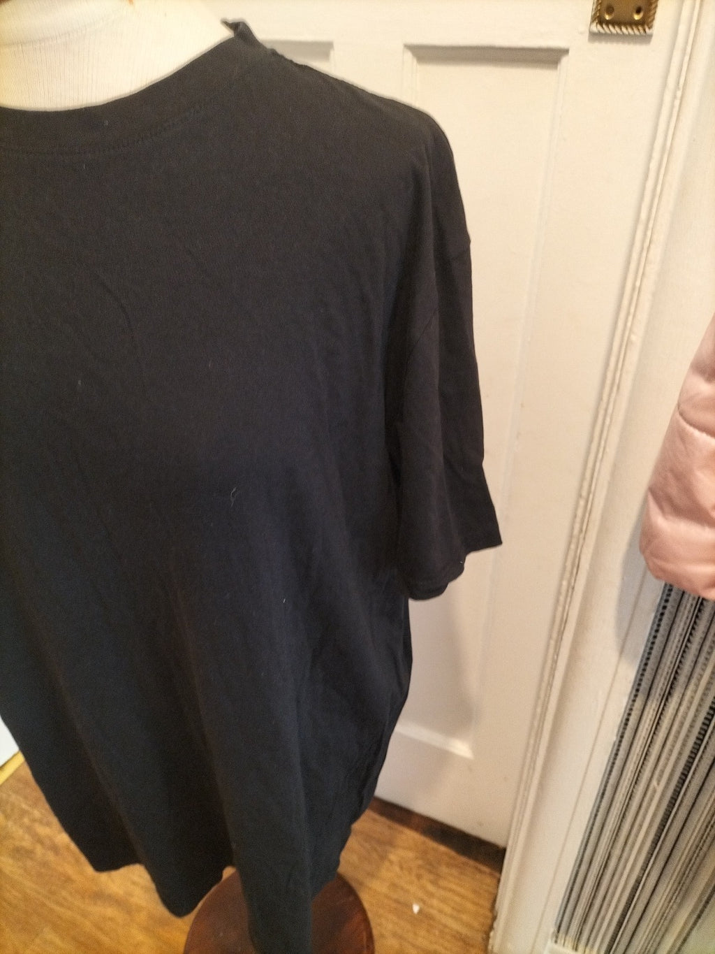 Mens Primark Size 2XL Black Round Neck Short Sleeved Tshirt