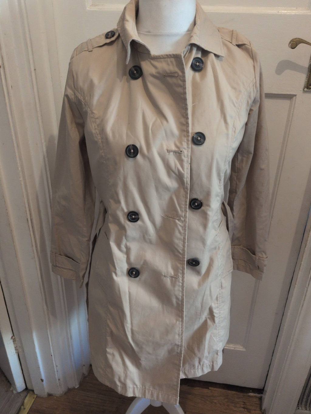 Ladies Esmara Size 10 Beige Belted Jacket