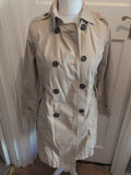 Ladies Esmara Size 10 Beige Belted Jacket