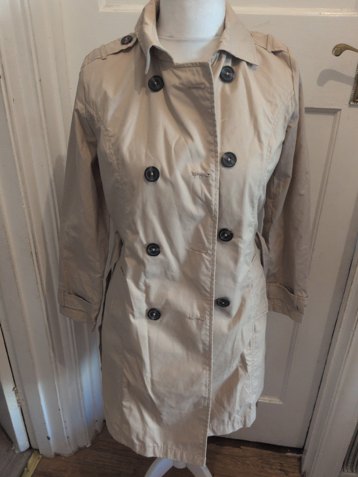 Ladies Esmara Size 10 Beige Belted Jacket