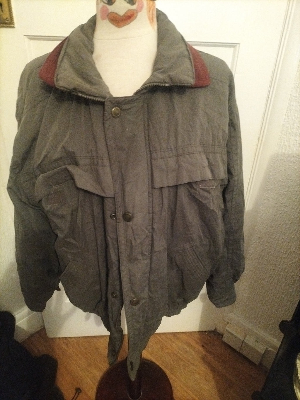 Mens Casual Club Size Small Green Lined Jacket
