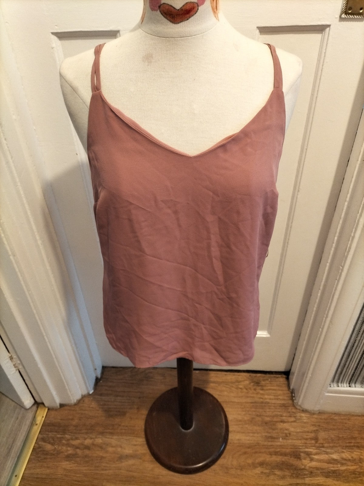 Brand New Ladies Tu Size 12 Pastel Pink Sleeveless Tshirt