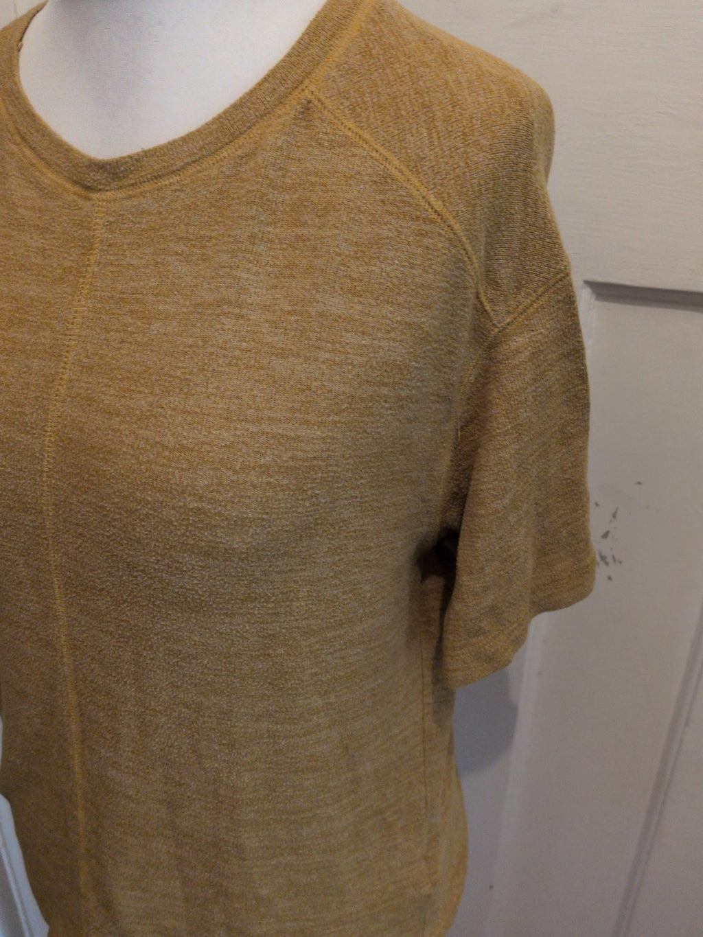 Marks And Spencer 10 Ochre Short Sleeve T-shirt