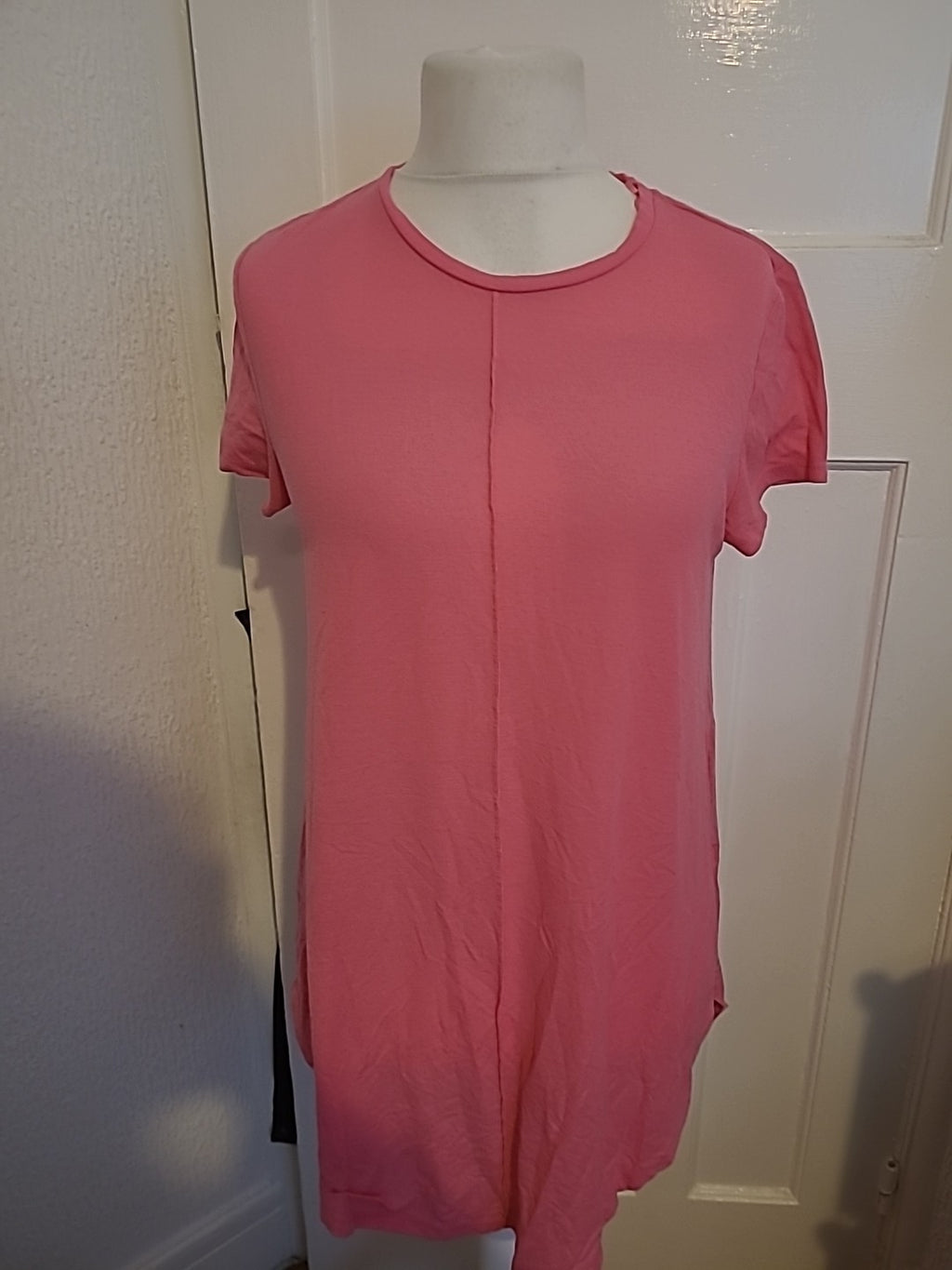 Primark Size 12-14 Pink Short Sleeved Dress
