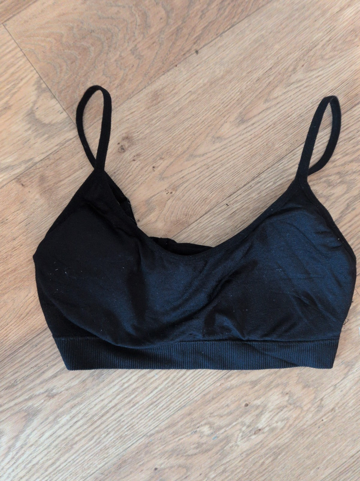 Primark 12-14 Blue Rib Bralette