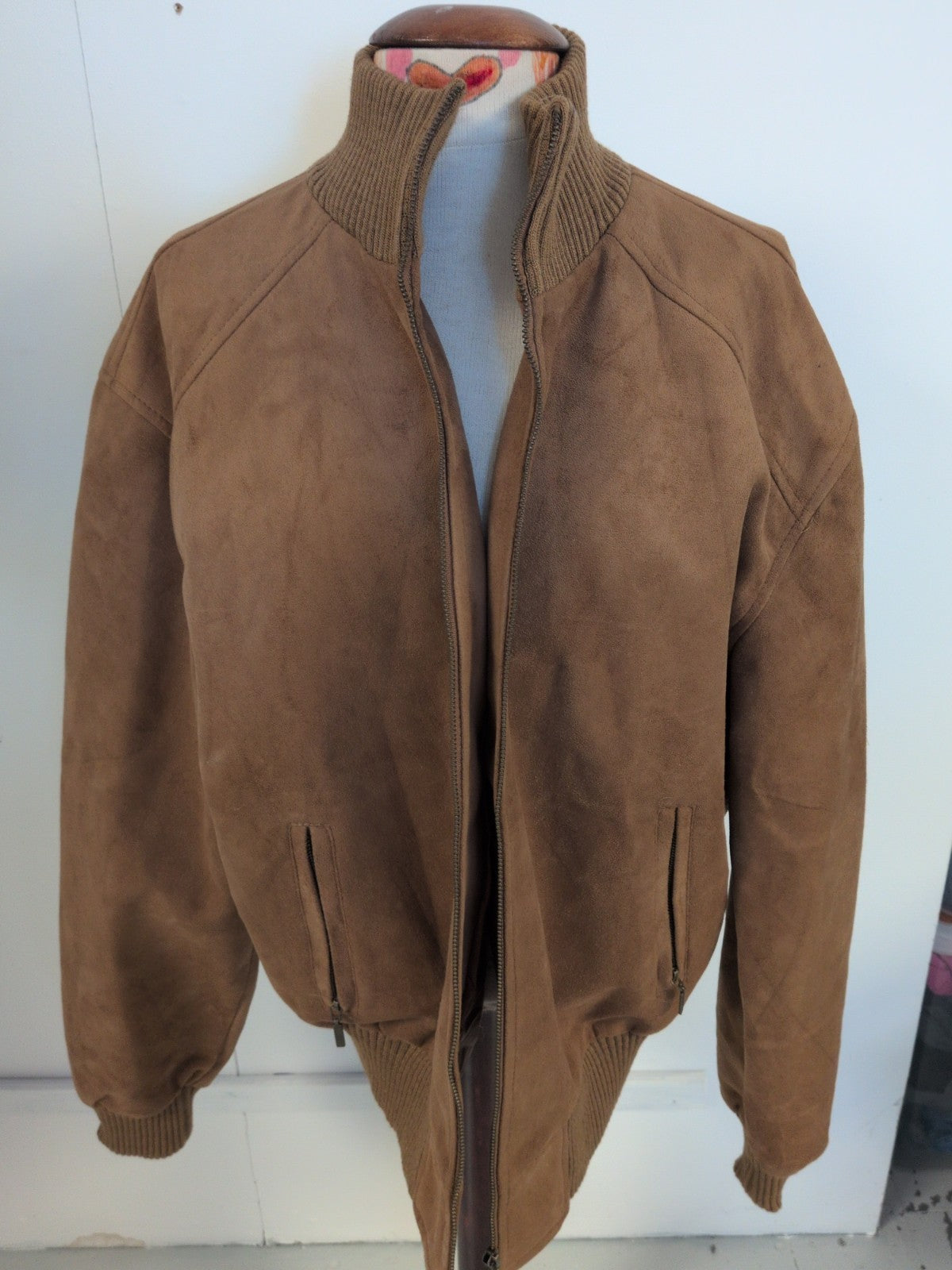 Emporio Large Brown Lined Full Zip Jacket