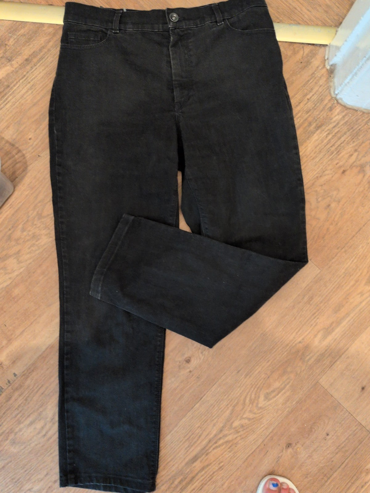 Gardeur 30 Short Black Jeans Straight