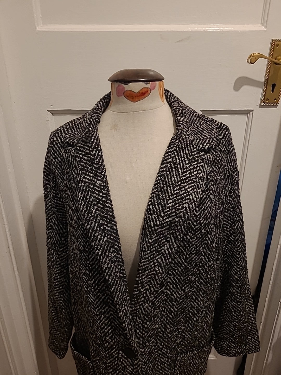 Ladies Primark Grey/Black Fleck Long Sleeved Jacket