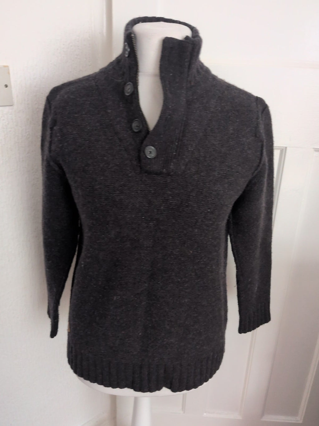 Rocha John Rocha Medium Grey Long Sleeve Pullover Jumper