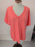 Next 22 Salmon Pink Short Sleeve Blouse