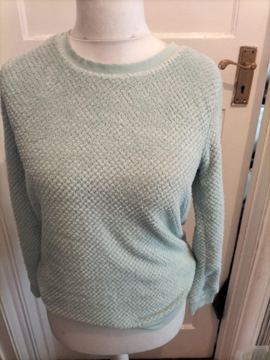 Primark 6-8 Aqua Turquoise Long Sleeve Jumper
