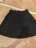Small Black Knee Length Flare Skirt Bobbling