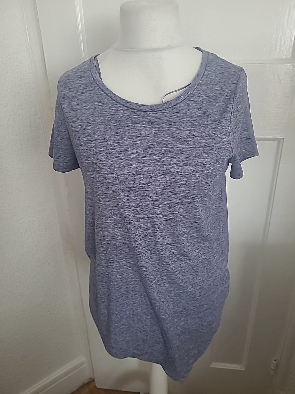 Ladies Tu Size 14 Grey Fleck Short Sleeved Tshirt