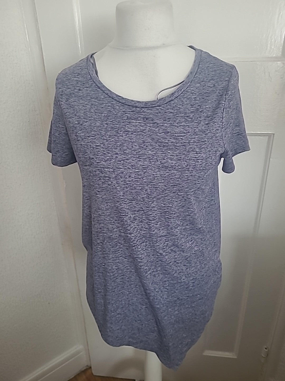 Ladies Tu Size 14 Grey Fleck Short Sleeved Tshirt