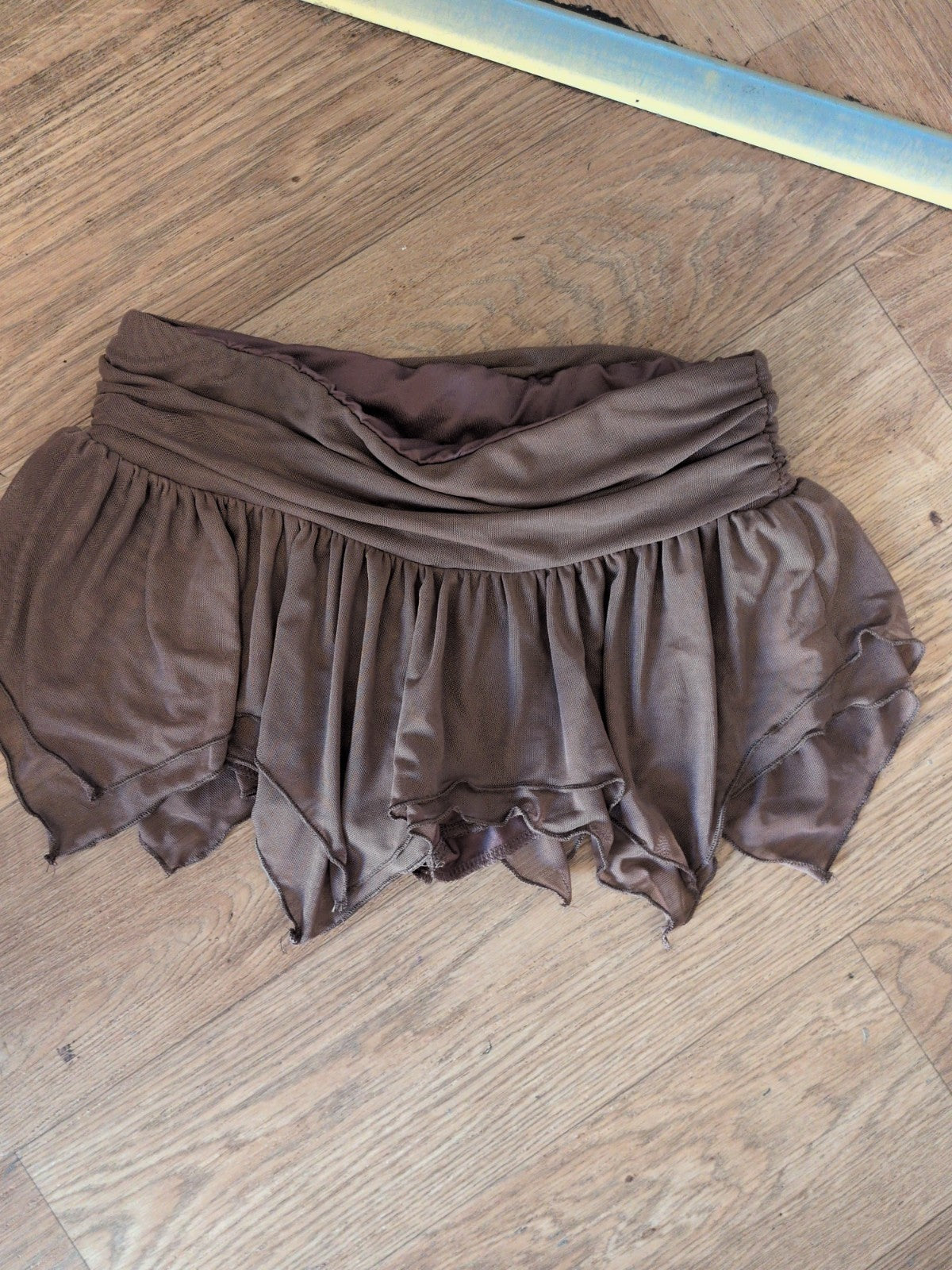 Shein Xs Brown Slight Stretch Skort *