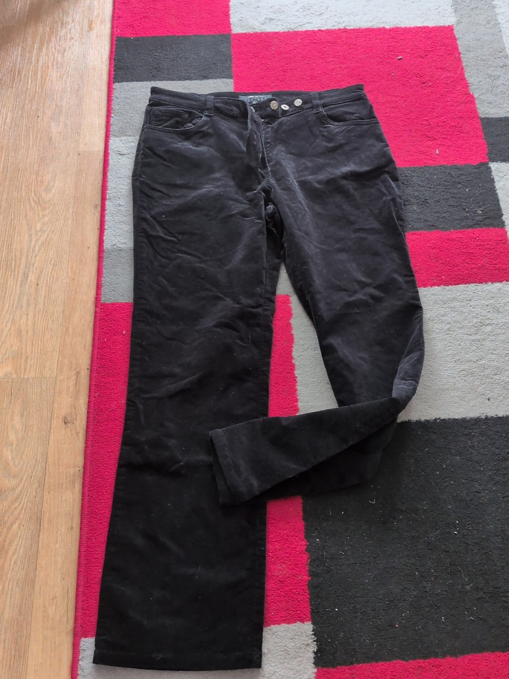 Per Una 16long Black Stretch Trousers