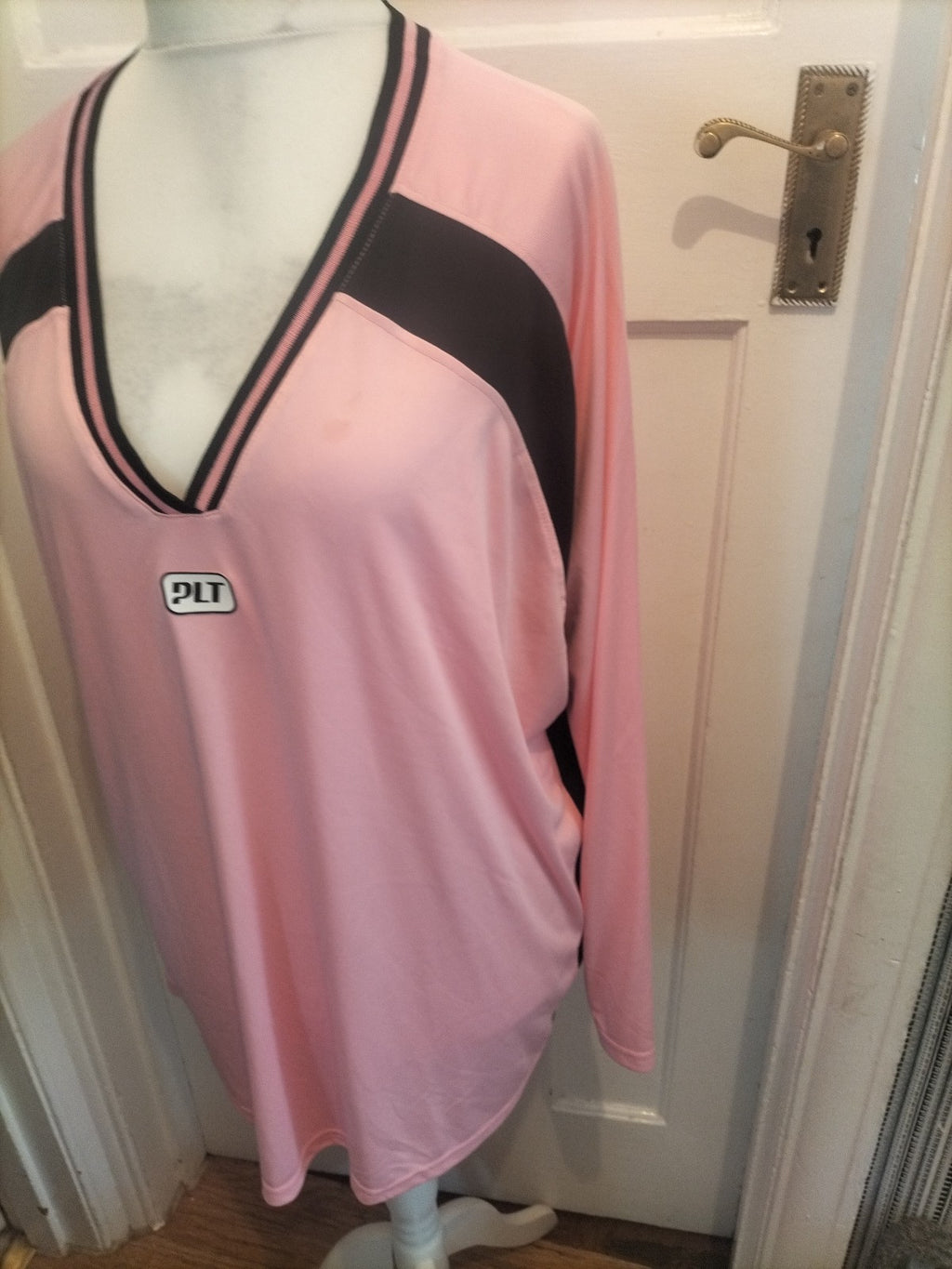 Mens PLT Size XL Pink Long Sleeve T-shirt