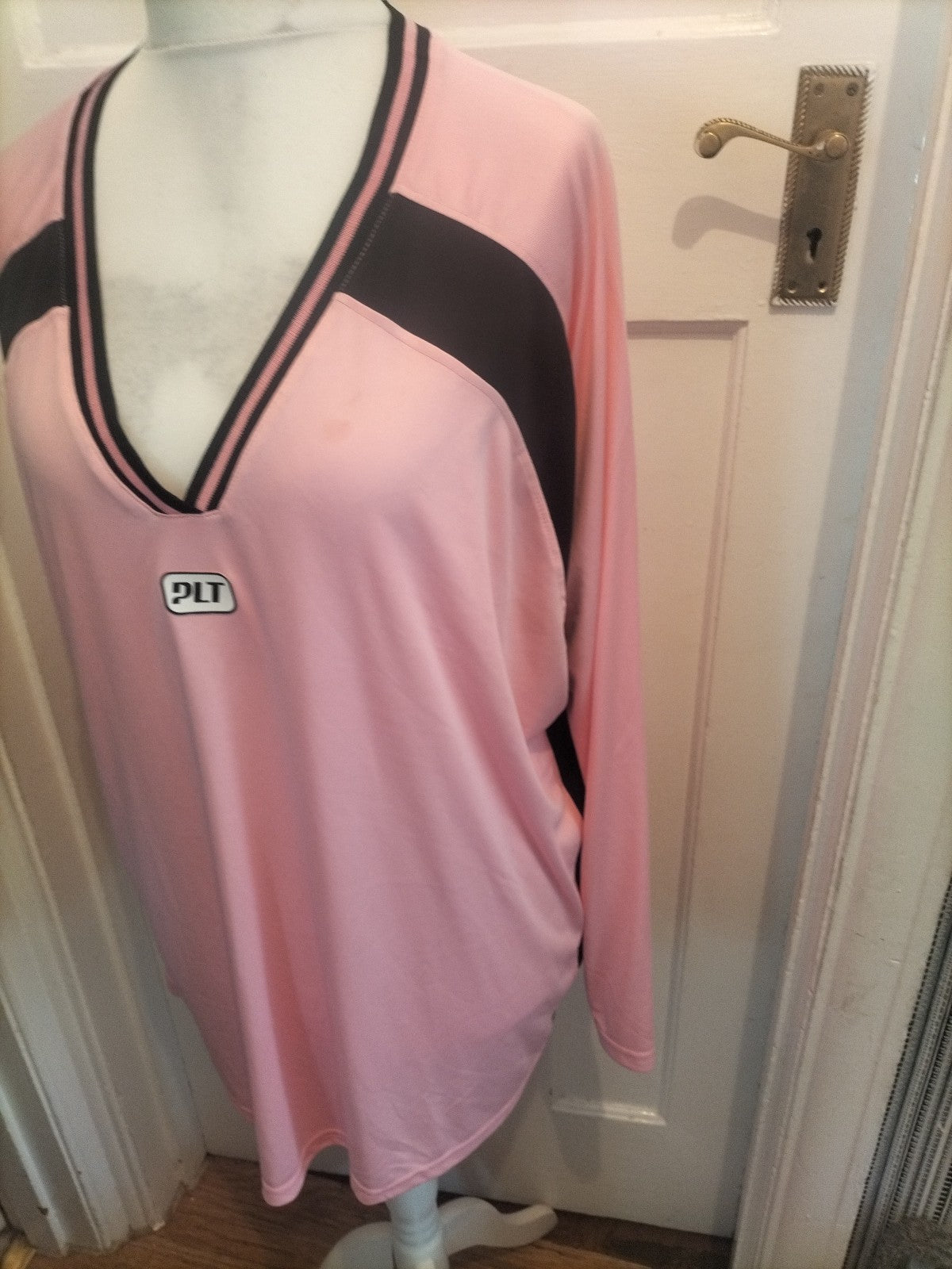 Mens PLT Size XL Pink Long Sleeve T-shirt