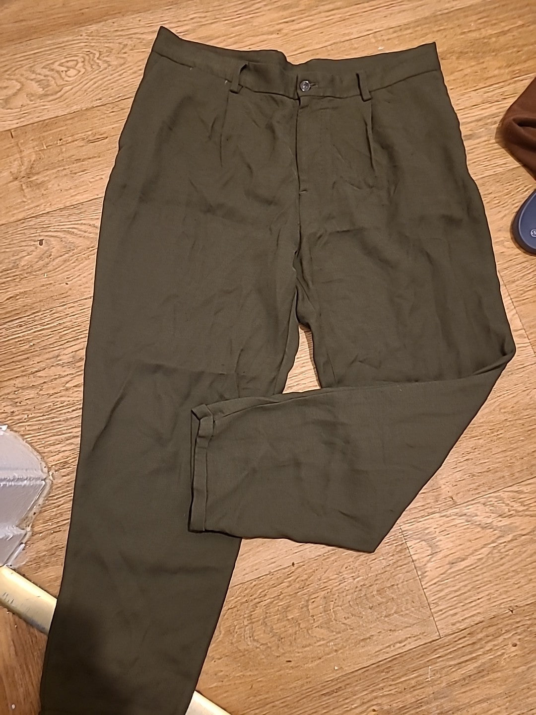 Ladies Size 36" Green Trousers