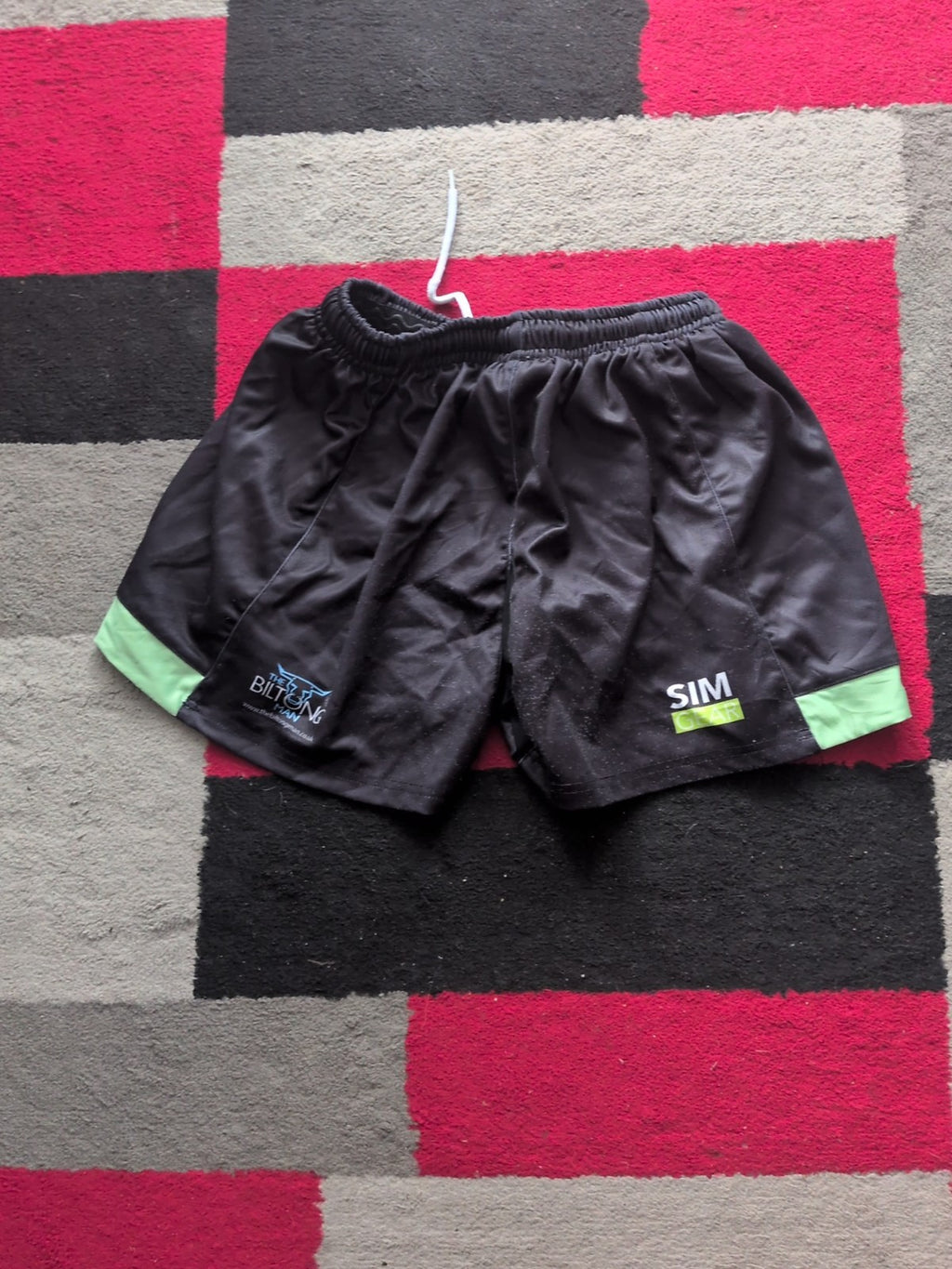 Sim Gear XS Green And Black Elasticated Shorts