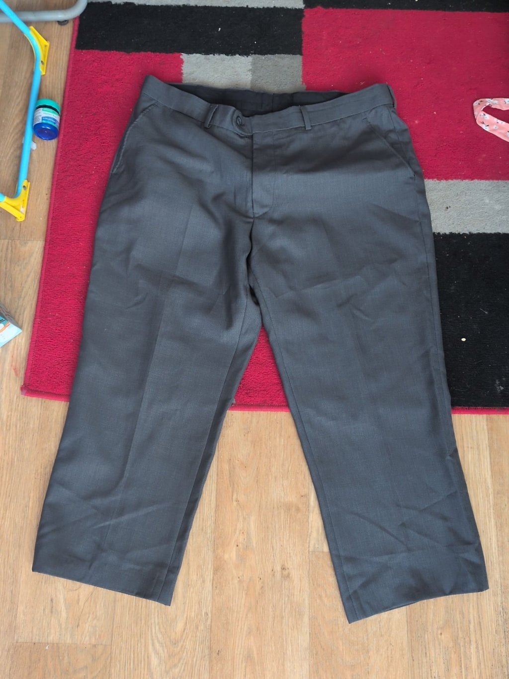 Mens Jack Reid Size 38/29 Charcoal Trousers