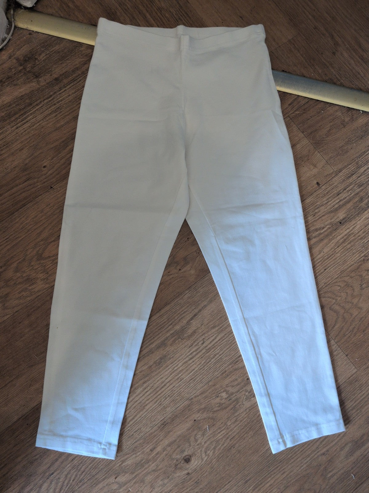 Ladies George Medium White Leggings