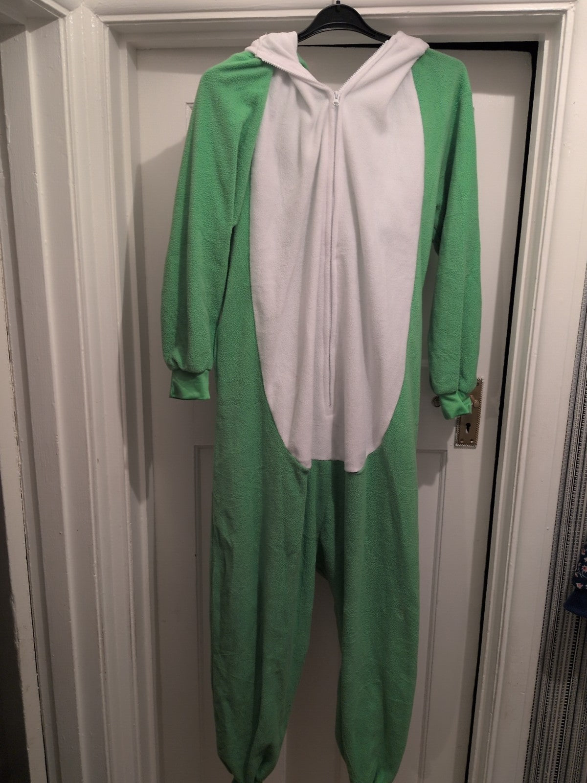 Family Clothes Large Green/White All In One