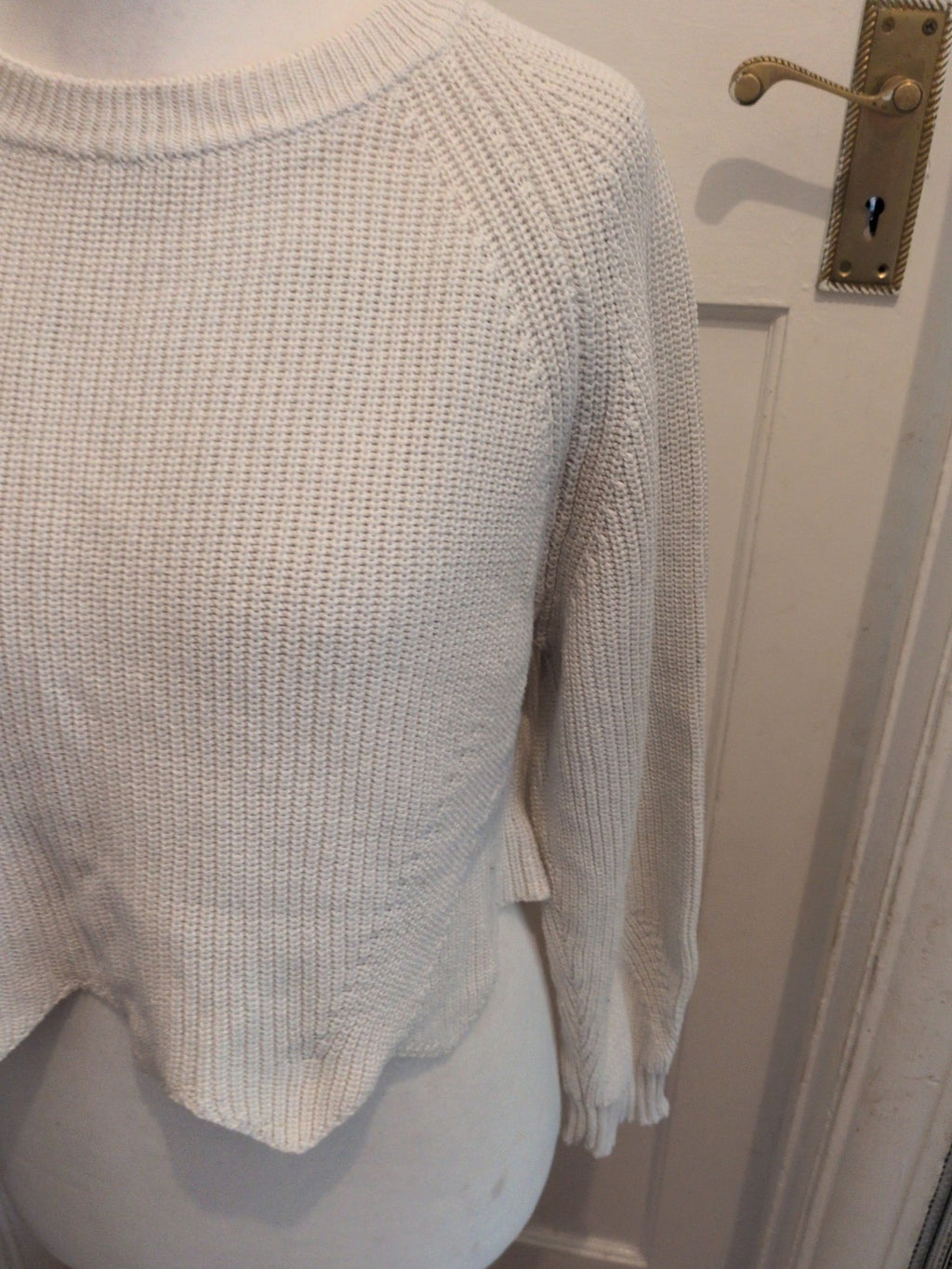 Primark 16 Cream Knit Pullover Jumper