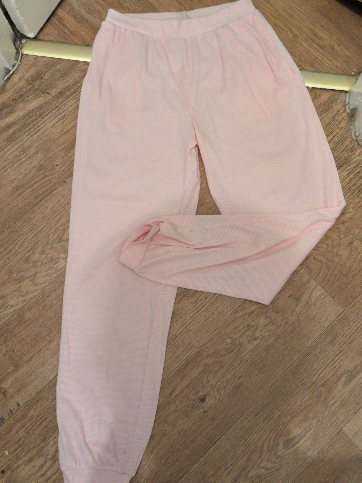 Primark 10-12 Pink Elasticated Pyjama Lounge Trousers