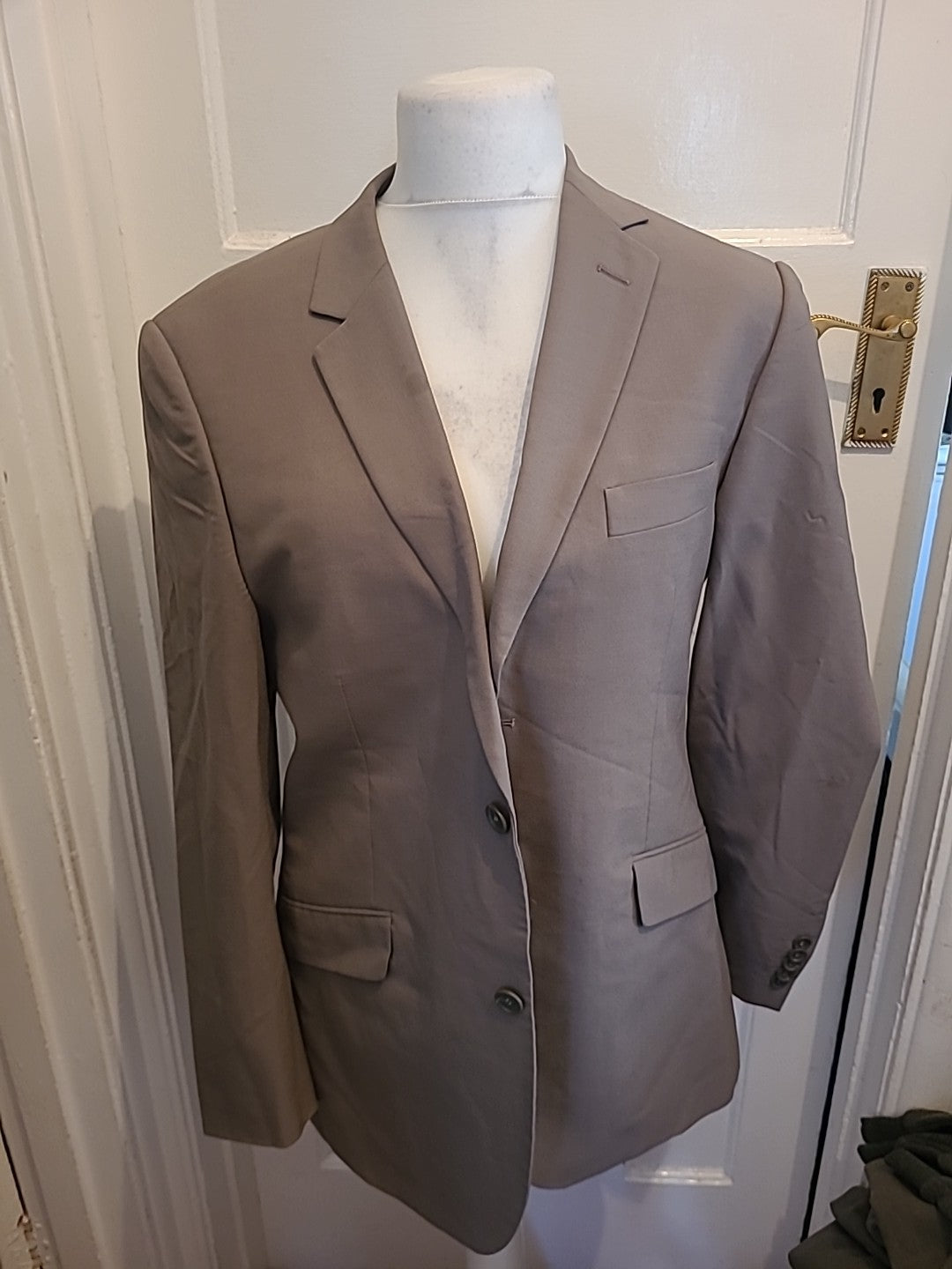 Mens Taylor&Wright Size 40r Grey Suit Jacket