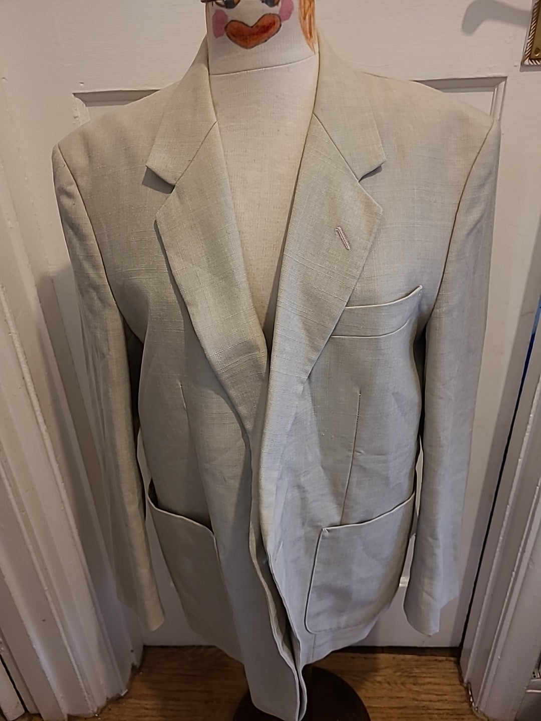 Mens Hodges Size Medium Stone Padded Lined Blazer