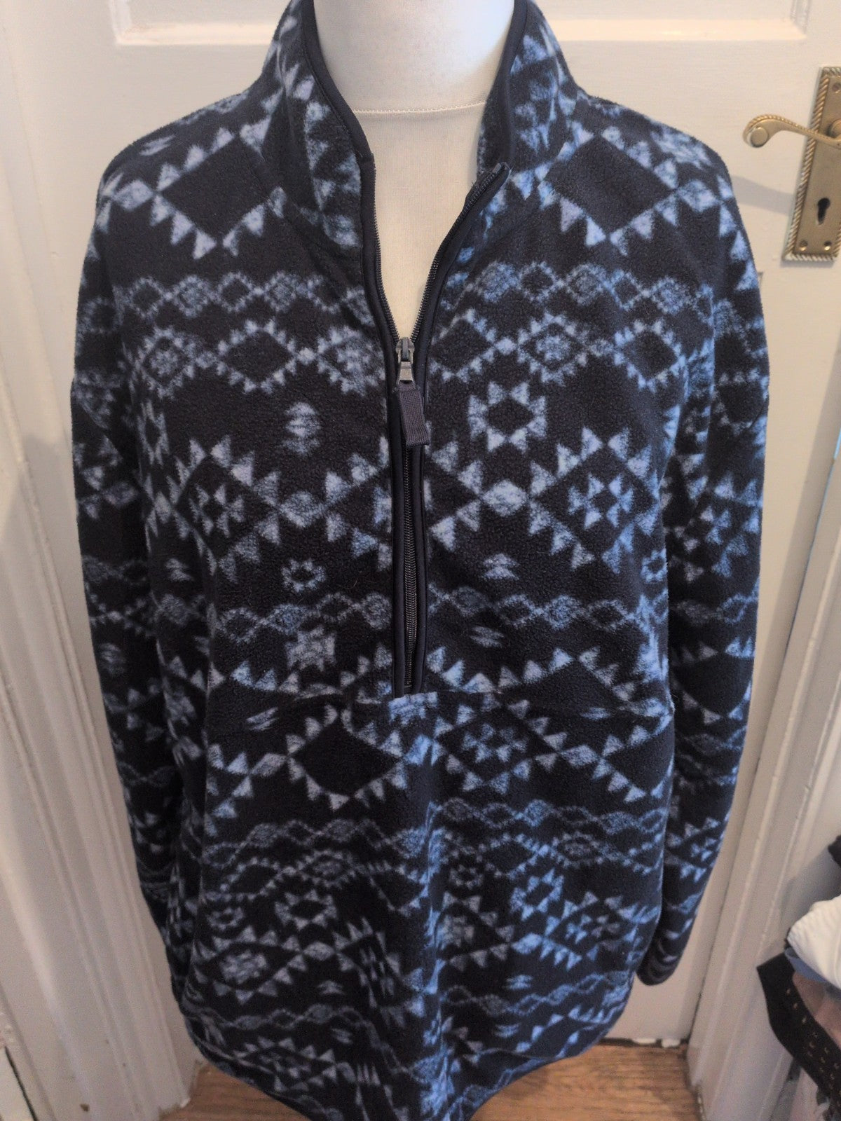 Primark 3XL Navy And Blue With White Loungewear Jumper