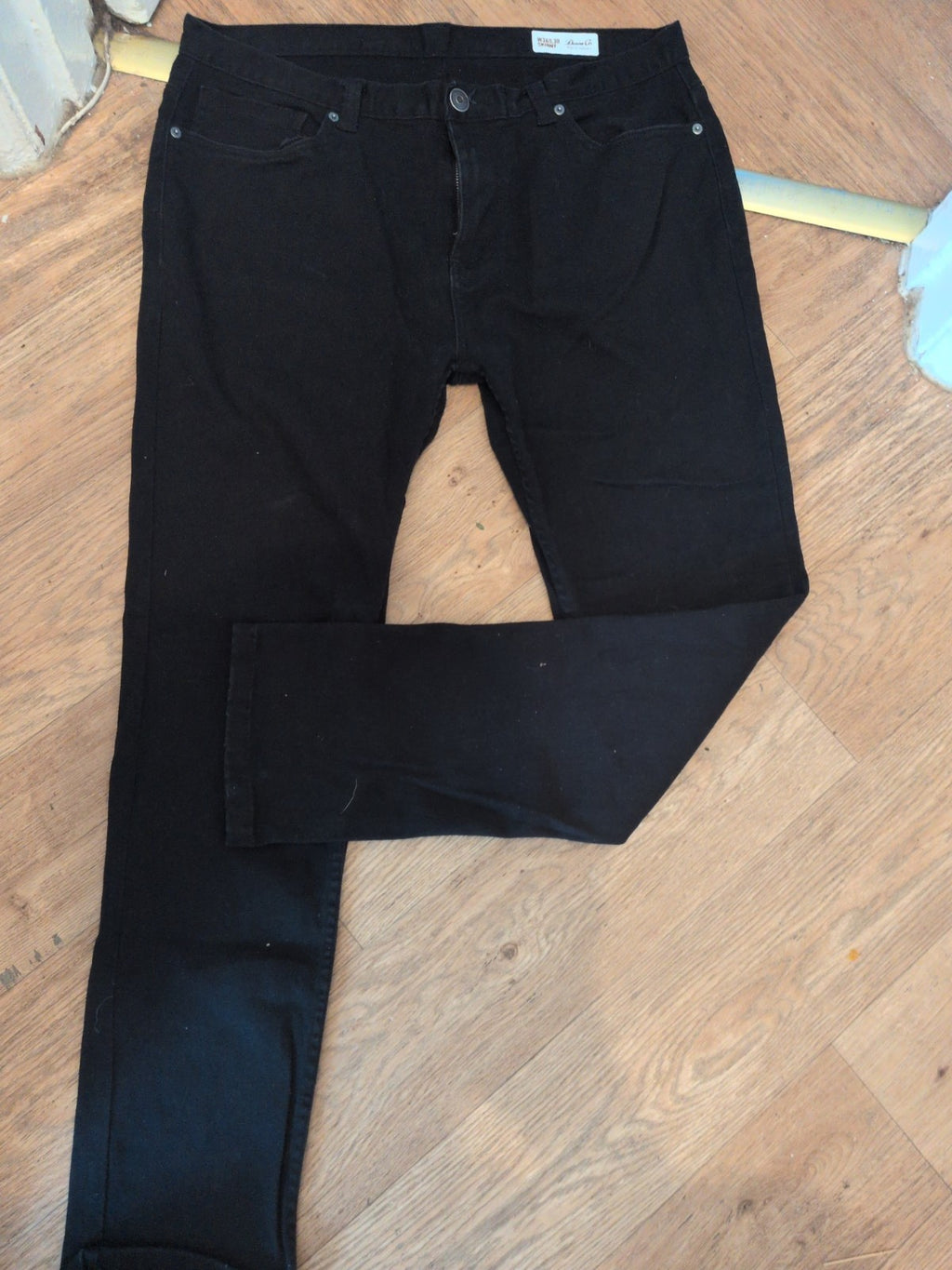 Denim&Co 36W 30L Black Skinny Jeans
