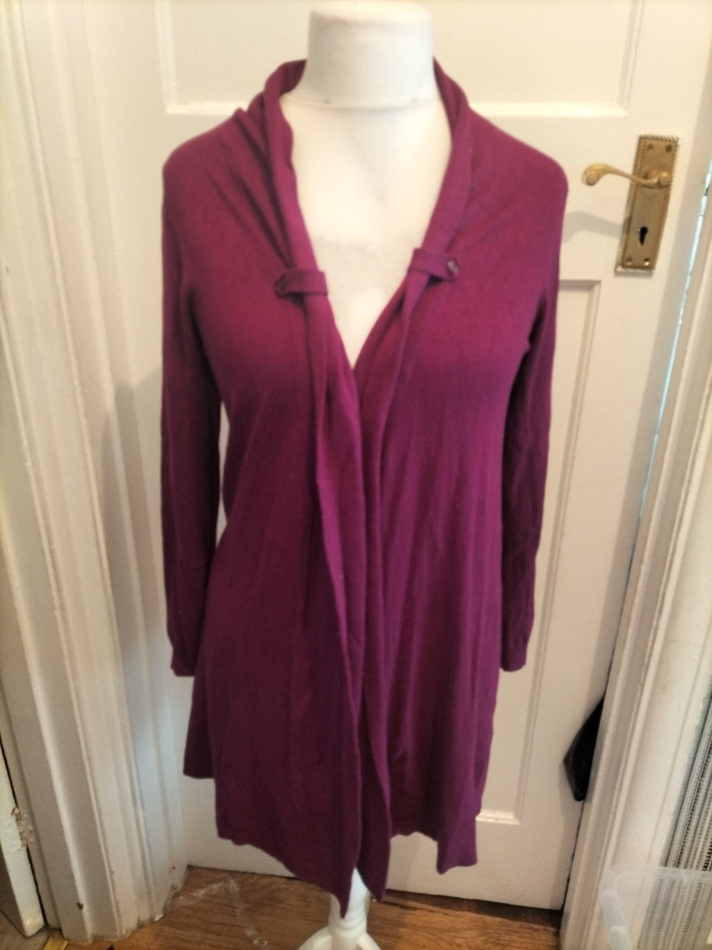 Arcadia 16 Purple Long Sleeve Cardigan