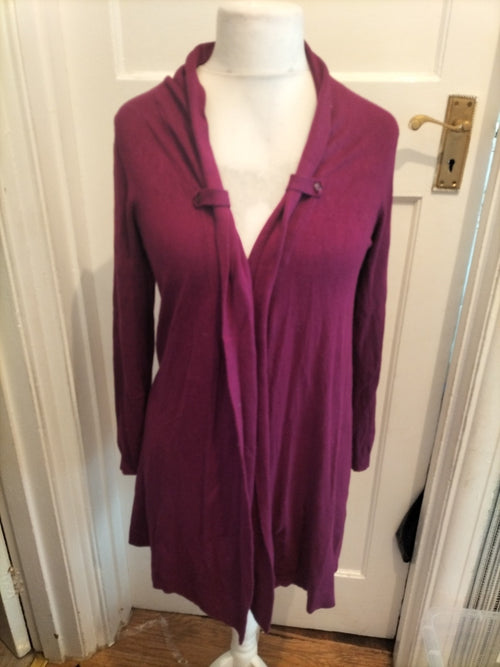 Arcadia 16 Purple Long Sleeve Cardigan
