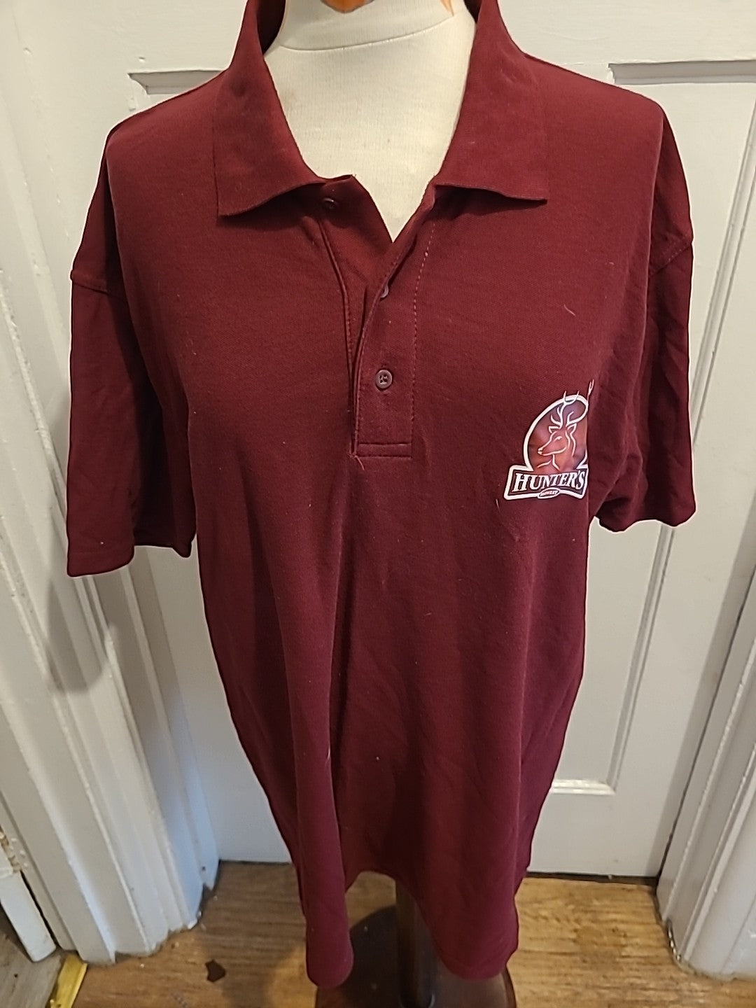 Mens Rtx Pro "Hunters Brewery" Purple Polo 2XL
