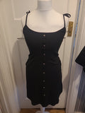 Ladies New Look Tall Size 10 Black Sleeveless Pencil Dress