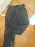 Classic 20 Black And White Fleck Straight Leg Trousers Elasticated