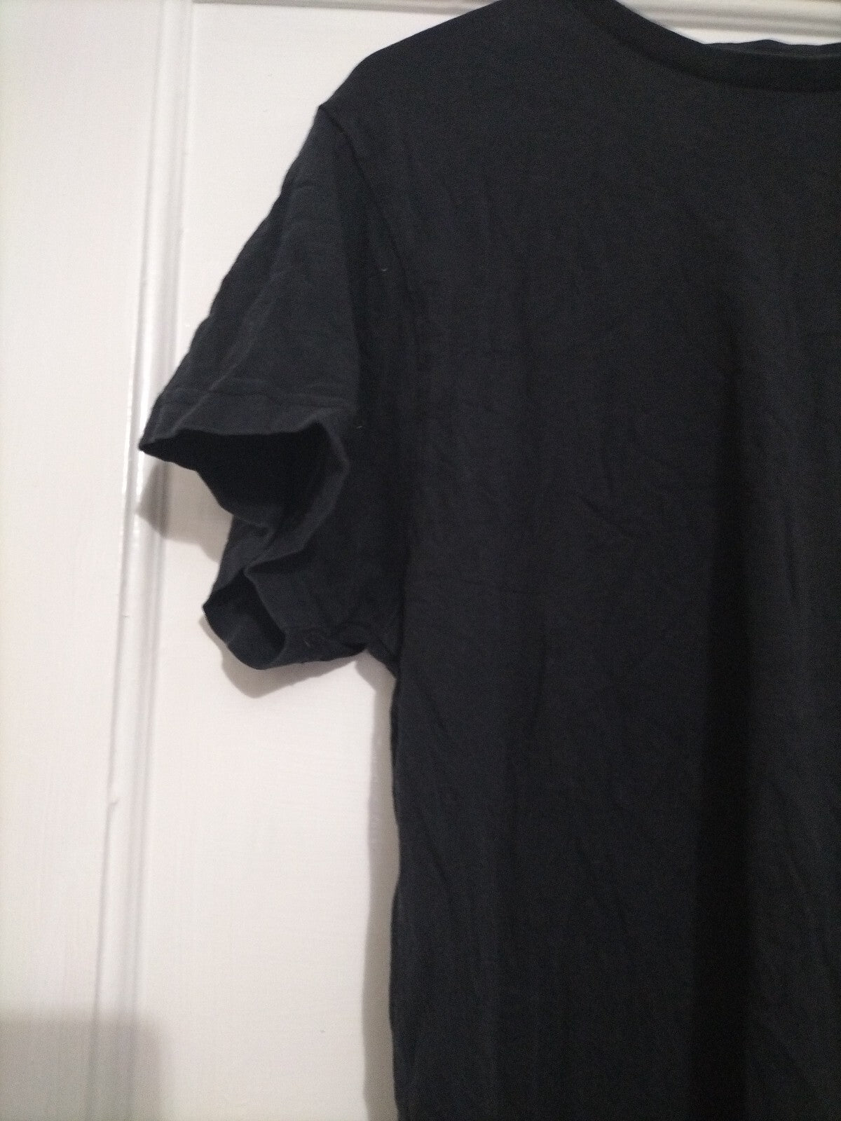 Men's Slim Fit Size Xs Black Short Sleeve Top