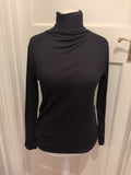 Debenhams 16 Black Long Sleeve High Neck Jumper