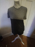 Mens Tu Small Regular Fit Two Tone Grey Tshirt