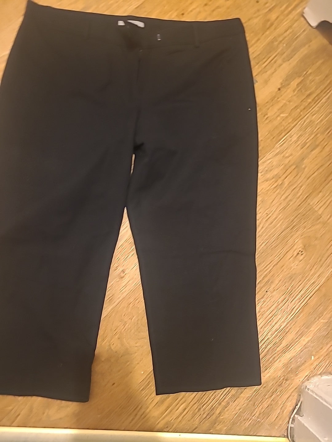Ladies Marks And Spencer Size 18M Black Trousers