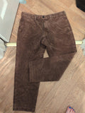 M&S Collection 38/29 Nutmeg Colour Reg Fit Coderoy Trousers