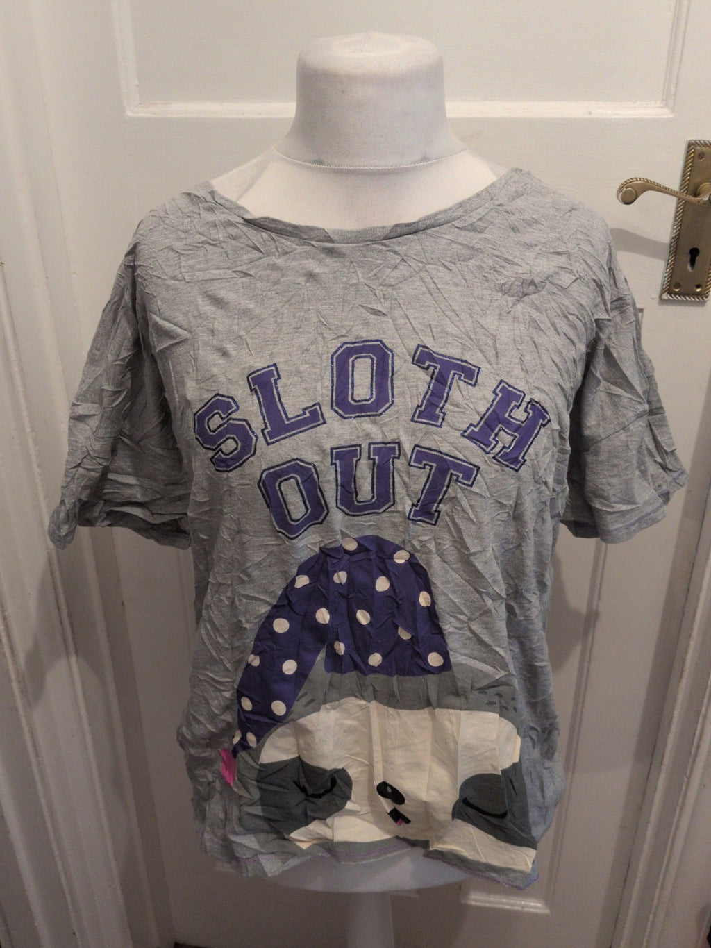 Harry Bear XL Grey Print Short Sleeve T-shirt