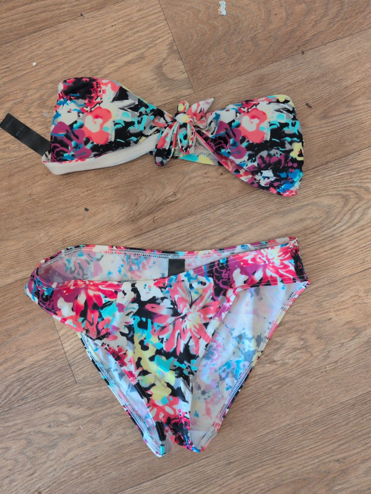 Ladies George Size 10 Multi Bikini